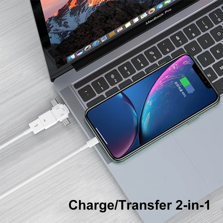 IPXS5723_3.webp USB 2.0 to 8 Pin + USB-C / Type-C + Micro USB  OTG Adapter - Image 4