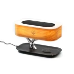 Tree Light Bluetooth Speaker Desk Lamp Phone Wireless Charger, US Plug - Image 2