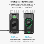 ROCK W30 15W Mobile Phone Wireless Charger Foldable Desktop Holder - Image 5