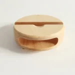 Creative Wooden Mobile Phone Bracket Holder - Image 2