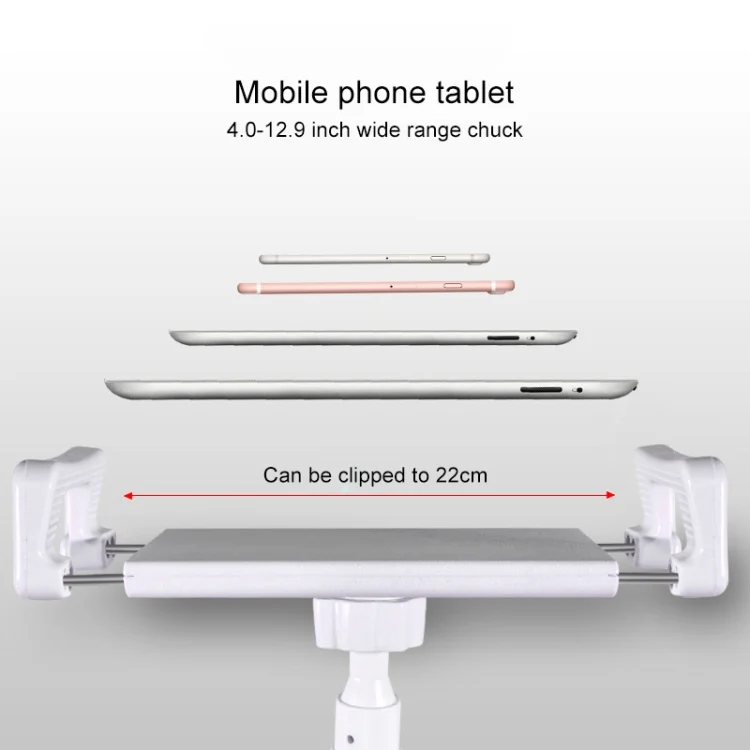IPXS7510F_7.webp Aluminum-magnesium Alloy Free-Rotating Lazy Bracket Universal Mobile Phones Tablet PC Stand, Suitable for 4-12.9 inch Mobile Phones / Tablet PC, Length: 90cm, 90cm - Image 8