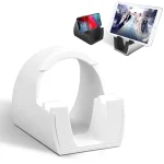 Plastic Version Universal Mobile Phones Tablet PC Desktop Bracket Live Bracket, Plastic Version White, Plastic Version Black