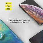 awei C-980 18W PD USB-C / Type-C + QC 3.0 USB Interface Fast Charging Travel Charger, EU Plug - Image 10