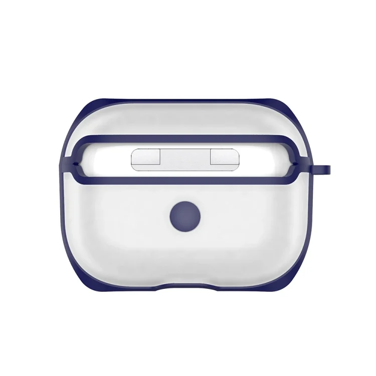 APC001 For AirPods Pro PC + TPU Transparent Earphone Protective Case with Hook