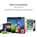 1.2m 3 in 1 USB to USB-C / Type-C + 8Pin + Micro USB Retractable Data Syn Charging Cable - Image 4