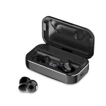 A6 TWS Bluetooth 5.0 Touch Wireless Bluetooth Earphone with Charging Box & LED Smart Digital Display, Support Voice Assistant & Memory Connection & HD Call, A6 Black, A6 Blue, A6 Silver - Image 2