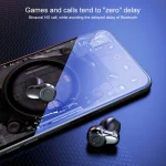 A6 TWS Bluetooth 5.0 Touch Wireless Bluetooth Earphone with Charging Box & LED Smart Digital Display, Support Voice Assistant & Memory Connection & HD Call, A6 Black, A6 Blue, A6 Silver - Image 13