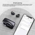 A6 TWS Bluetooth 5.0 Touch Wireless Bluetooth Earphone with Charging Box & LED Smart Digital Display, Support Voice Assistant & Memory Connection & HD Call, A6 Black, A6 Blue, A6 Silver - Image 6