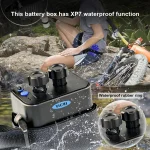 6 Sections 18650 Battery Multi-function Mobile Power Box with 8.4v Round Head & 5v USB Dual Voltage Output Without Battery, 8.4v - Image 6