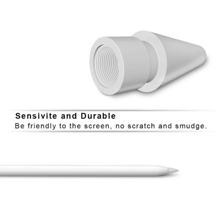 MBC0290_B4.webp Replacement Pencil Tips for Apple Pencil 1 / 2(Red), Silicone Nib - Image 5