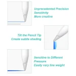 Replacement Pencil Tips for Apple Pencil 1 / 2(Red), Silicone Nib - Image 6
