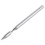 2 in 1 Stationery Writing Tools Metal Ballpoint Pen Capacitive Touch Screen Stylus Pen for Phones, Tablets - Image 2