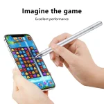 2 in 1 Stationery Writing Tools Metal Ballpoint Pen Capacitive Touch Screen Stylus Pen for Phones, Tablets - Image 5