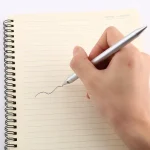 2 in 1 Stationery Writing Tools Metal Ballpoint Pen Capacitive Touch Screen Stylus Pen for Phones, Tablets - Image 6