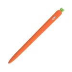 LOVE MEI For Apple Pencil 2 Carrot Shape Stylus Pen Silicone Protective Case Cover, For Apple Pencil 2 - Image 2
