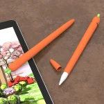 LOVE MEI For Apple Pencil 1 Carrot Shape Stylus Pen Silicone Protective Case Cover, For Apple Pencil 1 - Image 7