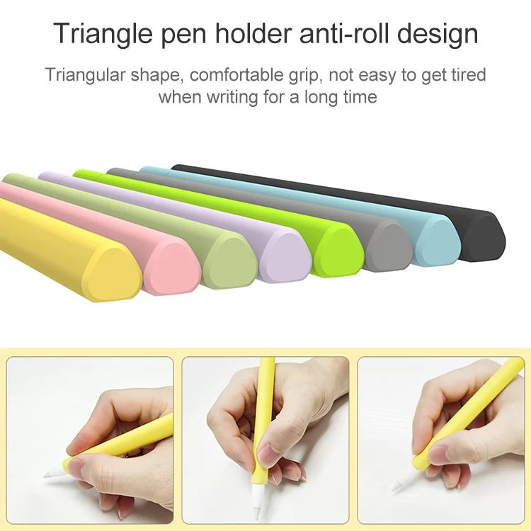 MBC0361B_3.webp LOVE MEI For Apple Pencil 2 Triangle Shape Stylus Pen Silicone Protective Case Cover, For Apple Pencil 2 - Image 4
