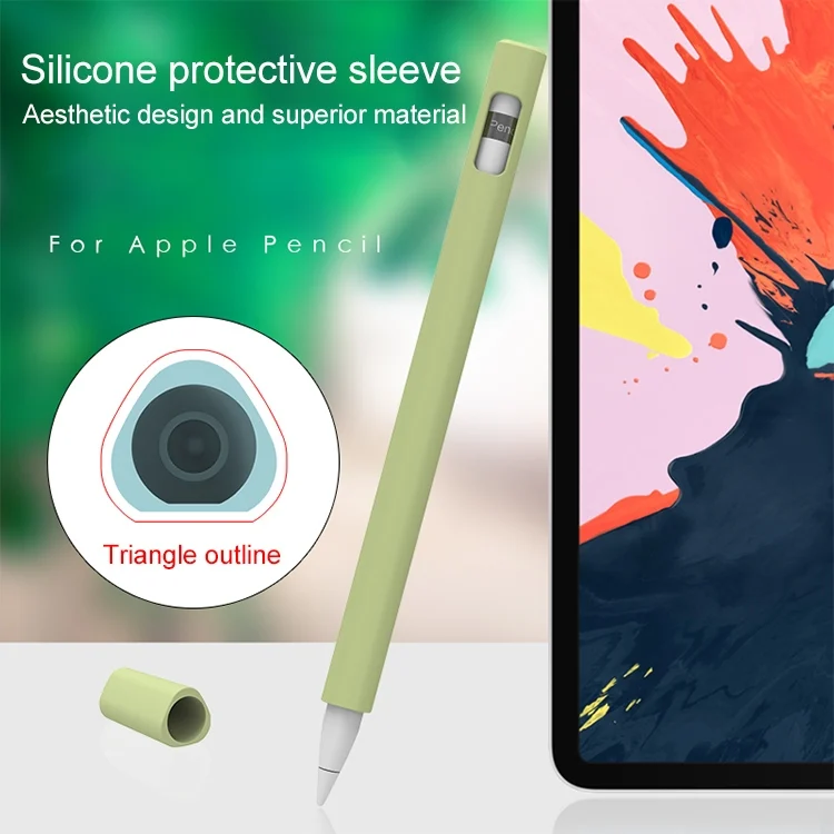 MBC0361B_9.webp LOVE MEI For Apple Pencil 2 Triangle Shape Stylus Pen Silicone Protective Case Cover, For Apple Pencil 2 - Image 10