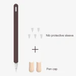 LOVE MEI For Apple Pencil 2 Stripe Design Stylus Pen Silicone Protective Case Cover, For Apple Pencil 2 - Image 4