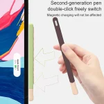 LOVE MEI For Apple Pencil 1 Stripe Design Stylus Pen Silicone Protective Case Cover, For Apple Pencil 1 - Image 5