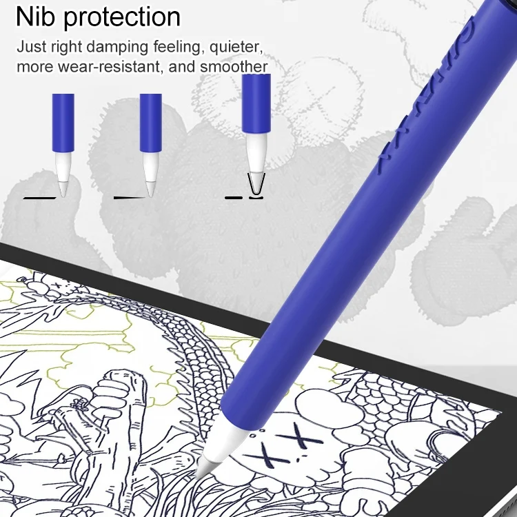 MBC0365B_7.webp LOVE MEI For Apple Pencil 2 Middle Finger Shape Stylus Pen Silicone Protective Case Cover, For Apple Pencil 2 - Image 8