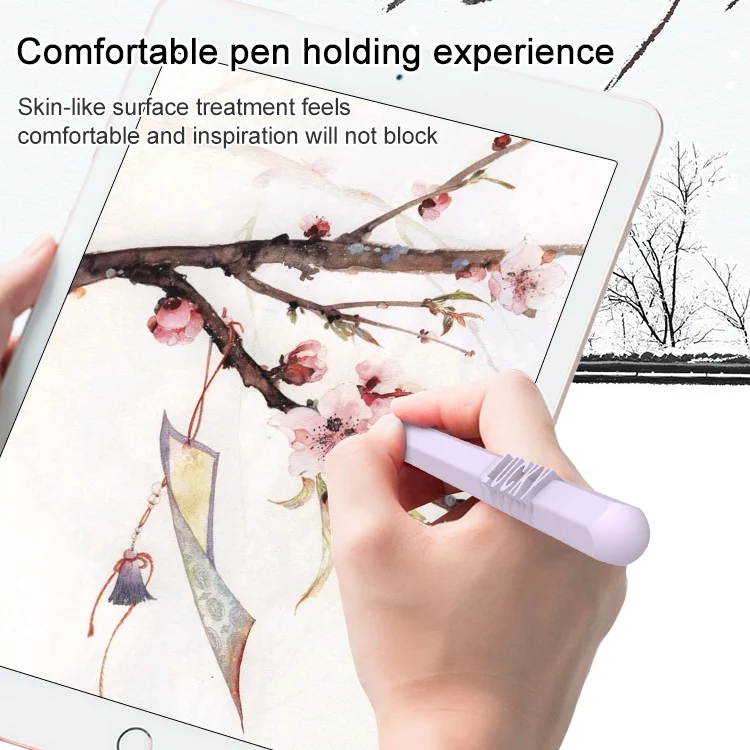 MBC0367F_5.webp LOVE MEI For Apple Pencil 1 Number Letter Design Stylus Pen Silicone Protective Case Cover, For Apple Pencil 1 - Image 6
