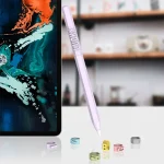 LOVE MEI For Apple Pencil 2 Number Letter Design Stylus Pen Silicone Protective Case Cover, For Apple Pencil 2 - Image 7