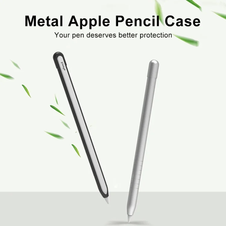 MBC041_B1.webp Metal Matte Non-slip Stylus Pen Protective Case for Apple Pencil 2, For Apple Pencil 2 - Image 2