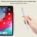Metal Matte Non-slip Stylus Pen Protective Case for Apple Pencil 2, For Apple Pencil 2 - Image 3
