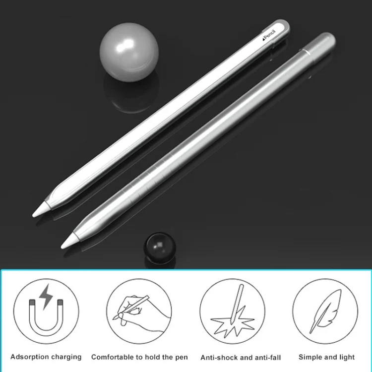MBC041_B5.webp Metal Matte Non-slip Stylus Pen Protective Case for Apple Pencil 2, For Apple Pencil 2 - Image 6