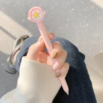 Cute Cartoon Silicone Protective Cover for Apple Pencil 1(Five-pointed Star Pink), For Apple Pencil 1 - Image 5