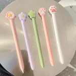 Cute Cartoon Silicone Protective Cover for Apple Pencil 1(Five-pointed Star Pink), For Apple Pencil 1 - Image 4