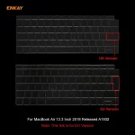 ENKAY TPU Keyboard Protector Cover for MacBook Air 13.3 inch A1932 (2018), EU Version - Image 7