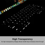 ENKAY TPU Keyboard Protector Cover for 2015 MacBook 12 inch (A1534) / MacBook Pro 13.3 inch without Touch Bar (A1708) , Europe Version - Image 4