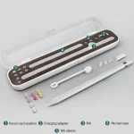 For Apple Pencil 1 / 2 10mm Multi-function Handwriting Pen Protective Case TouchPen Storage Box - Image 3