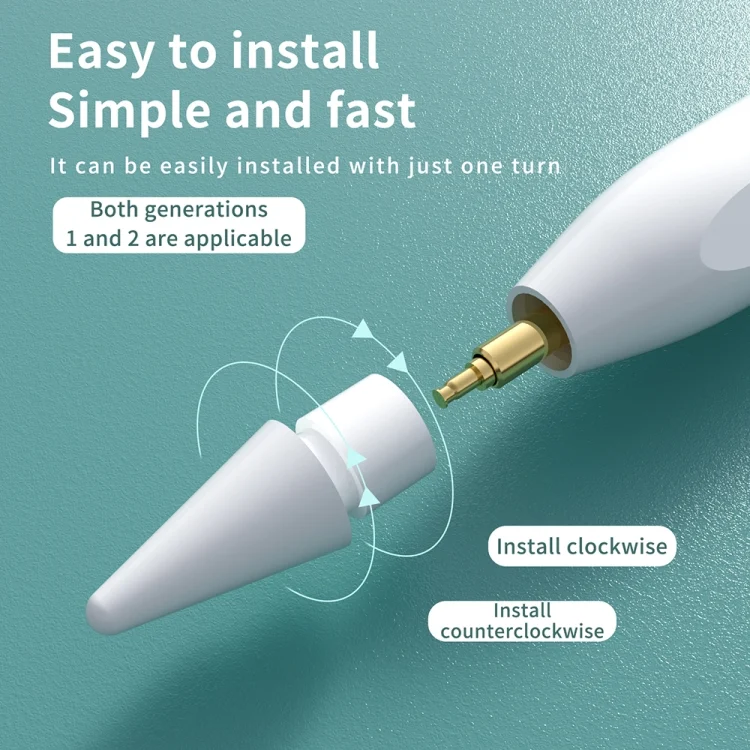 MBC1696W_4.webp M1 Premium Pen Tips for Apple Pencil 1 / 2, M1 - Image 5