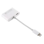 AK109 3 in 1 8 Pin Male to Dual USB Female Port Camera Adapter, Support for iOS 13.0 and Above System - Image 4