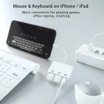 3 in 1 8 Pin Male to Dual USB Female Port Camera Adapter - Image 6