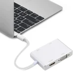 4 in 1 Hub USB-C / Type-C to VGA & DVI & HDMI & USB Adapter - Image 5