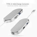 6 in 1 Hub USB-C / Type-C to USB-C / Type-C & HDMI & SD & TF & 2 USB Adapter - Image 2