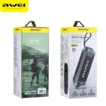 awei Y280 IPX4 Bluetooth Speaker Power Bank with Enhanced Bass, Built-in Mic, Support FM / USB / TF Card / AUX, Y280 - Image 13