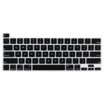 Dustproof Silicone Laptop Keyboard Protective Film for MacBook Pro 13.3 inch 2022, For MacBook Pro 13.3 inch 2022 (Black), For MacBook Pro 13.3 inch 2022 (White) - Image 2