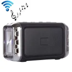 LN-22 DC 5V Portable Wireless Speaker with Hands-free Calling & Dual Colorful LED Light, Support USB & TF Card & 3.5mm Aux