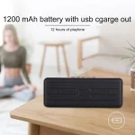 LN-24 DC 5V 1A Portable Wireless Speaker with Hands-free Calling, Support USB & TF Card & 3.5mm Aux, LN-24 - Image 9