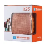 X25 Portable Fabric Design Bluetooth Stereo Speaker with Built-in MIC, Support Hands-free Calls & TF Card & AUX IN, Bluetooth Distance: 10m - Image 12