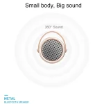 A056  Portable Outdoor Metal Bluetooth V4.1 Speaker with Mic, Support Hands-free & AUX Line In, A056 - Image 4
