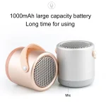 A056  Portable Outdoor Metal Bluetooth V4.1 Speaker with Mic, Support Hands-free & AUX Line In, A056 - Image 8