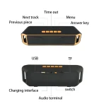 Support Handfree Call & TF Card & U-disk & AUX Audio & FM Function - Image 4