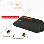 Support Handfree Call & TF Card & U-disk & AUX Audio & FM Function - Image 5