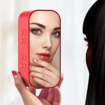 AEC BT501 Bluetooth 5.0 Mini Speaker with LED & Alarm Clock & Clock & Mirror, Support 32G TF Card, BT501 - Image 14